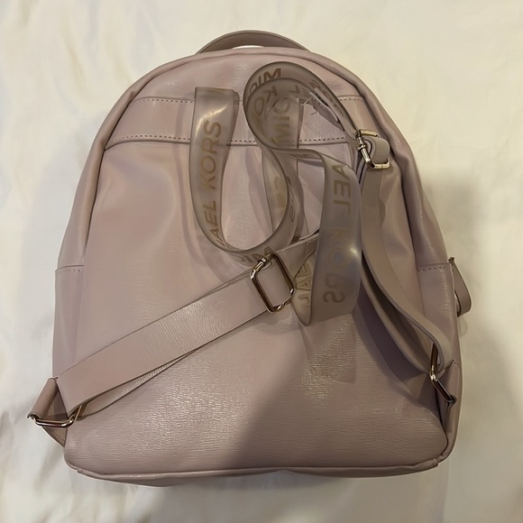 LAST ONE AVAILABLE!! - Beautiful Michael Kors Pink Mini Backpack - Picture 4 of 11